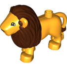 LEGO Duplo Orange clair brillant Male Lion (12044 / 34195)