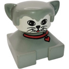 LEGO Duplo Cat with Light gray base Duplo Figure