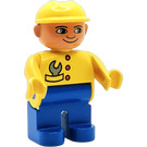 LEGO DUPLO construction worker with Wrench Duplo Figure