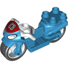 LEGO Duplo Donker Azuurblauw Motor Cycle met Spider-Man Decoratie (78615)