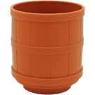 Duplo Dark Orange Barrel (31180)