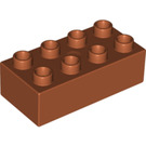 LEGO Duplo Orange sombre Brique 2 x 4 (3011 / 31459)