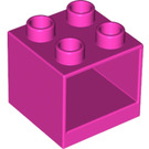 LEGO Duplo Dark Pink Drawer 2 x 2 x 28.8 (4890)