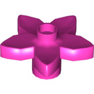Duplo Dark Pink Flower with 5 Angular Petals (6510 / 52639)