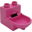LEGO Duplo Dark Pink Toilet (4911)