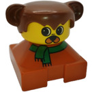 LEGO Duplo Hond met Basis met Sjaal Duplo Figuur