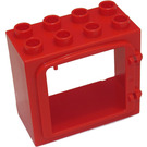 LEGO Duplo Tür Rahmen 2 x 4 x 3 mit erhöhtem Rand und vollständig offenem Rücken (2332 / 61649)