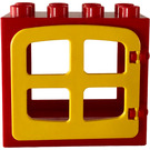 LEGO Duplo Tür Rahmen 2 x 4 x 3 mit Fenster (2332)