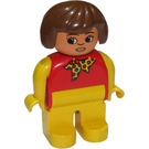 LEGO Duplo Female with Polka Dot Scarf