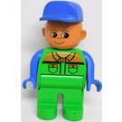 LEGO Duplo Фигура с Шапка с козирка и Риза Фигура Duplo