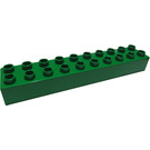 LEGO Duplo Green Brick 2 x 10 (2291)