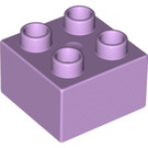 LEGO Duplo Lavendel Duplo Steen 2 x 2 (3437 / 89461)