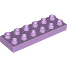 LEGO Duplo Lavendel Platte 2 x 6 (98233)