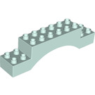 LEGO Duplo Helles Aqua Bogen Backstein 2 x 10 x 2 (51704 / 51913)