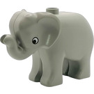 Duplo Light Gray Elephant Calf (74705)