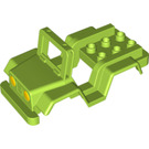 LEGO Duplo Limette Fahrzeug Körper for Jeep mit Gelb Headlights (12531)