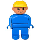 LEGO Duplo Male met Vlak Blauw Outfit Duplo Figuur