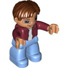 LEGO Duplo Homme avec Cheveux Father Figurine Duplo