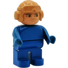LEGO Duplo Man with Pilot Hat Duplo Figure Solid Eyes