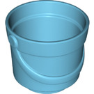 LEGO Duplo Medium Azure Bucket with Fixed Handle (5490 / 82562)