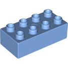 LEGO Duplo Mittelblau Backstein 2 x 4 (3011 / 31459)
