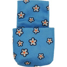 Duplo Bleu moyen Sleeping Bag avec Fleurs