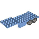 LEGO Duplo Mittelblau Trailer mit Scharnier 4 x 13 (89861)