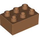 LEGO Duplo Chair moyenne foncée Brique 2 x 3 (87084)
