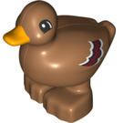 LEGO Duplo Mittleres dunkles Fleisch Duck - Female (19011)