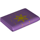 LEGO Duplo Mittlerer Lavendel Blanket (8 x 10cm) mit Sun (29988 / 36429)
