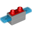 LEGO Duplo Gris pierre moyen Siren avec Light et Sound (92925)