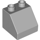 LEGO Duplo Gris pierre moyen Pente 2 x 2 x 1.5 (45°) (6474 / 67199)
