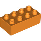 Duplo Orange Brick 2 x 4 (3011 / 31459)