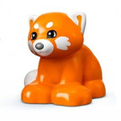 LEGO Duplo Oranje Rood Panda met Wit Patches (81464)