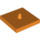 LEGO Duplo Orange Turntable 4 x 4 Base avec Flush Surface (92005)
