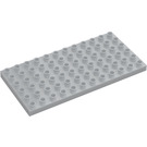 LEGO Duplo Pearl Light Gray Duplo Plate 6 x 12 (4196 / 18921)