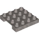 LEGO Duplo Perle Hellgrau Pallet 4 x 4 x 1/2 (47415 / 98458)