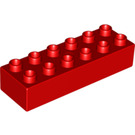 LEGO Duplo rot Backstein 2 x 6 (2300)