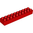 LEGO Duplo Red Brick 2 x 10 (2291)