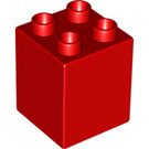 LEGO Duplo Red Duplo Brick 2 x 2 x 2 (31110)