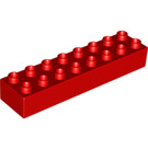 LEGO Duplo rouge Brique 2 x 8 (4199)