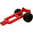 LEGO Duplo Red Wagon Chassis without Reinforcement (4820)