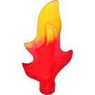 LEGO Duplo Red Flame 1 x 2 x 5 with Marbled Yellow Tip (51703)