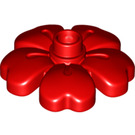 LEGO Duplo rouge Fleur 3 x 3 x 1 (84195)