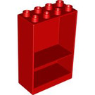 LEGO Duplo rouge Cadre 4 x 2 x 5 avec Shelf (27395)