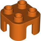 LEGO Duplo Orange rougeâtre Stool (65273)