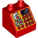LEGO Duplo Pente 2 x 2 x 1.5 (45°) avec Cash Register (6474 / 15966)