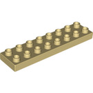 LEGO Duplo bronzer assiette 2 x 8 (44524)