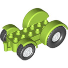 LEGO Duplo Tractor avec blanc roues (24912)