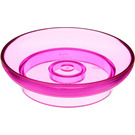 LEGO Duplo Transparent Dark Pink Dish (31333 / 40005)